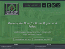 Tablet Screenshot of kelleyandkatzerrealestate.com